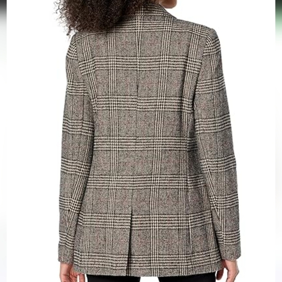 Women's Glenn Plaid Wool Blazer Academia Preppy Size M - Picture 4 of 11